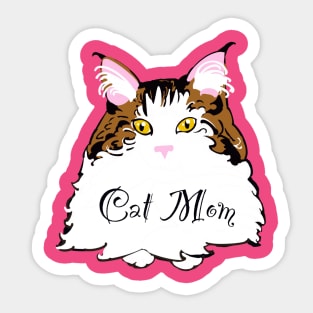 Cat Mom Sticker